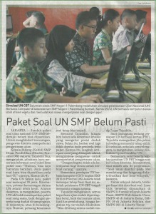 SMP UN Question Package Still Uncertain